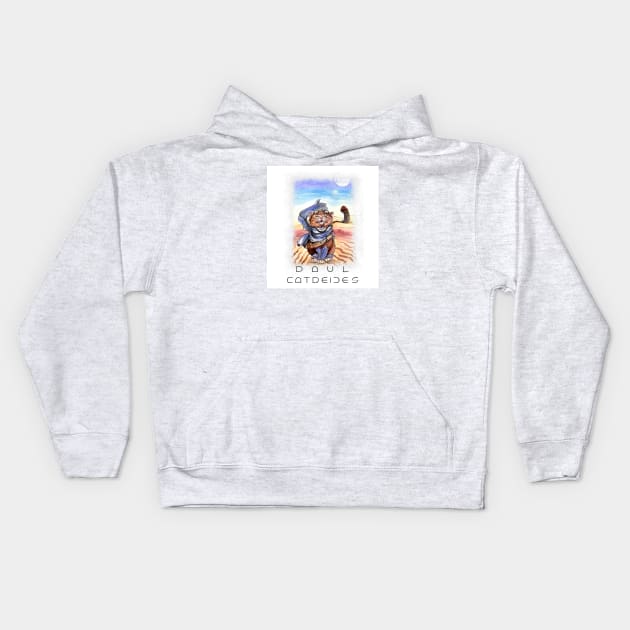 Paul Catreides Kids Hoodie by sketchcadet